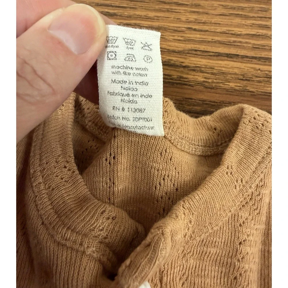 Kate Quinn 3-6m Organic Cotton Brown